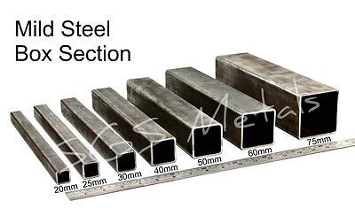 square base metal box dimensions